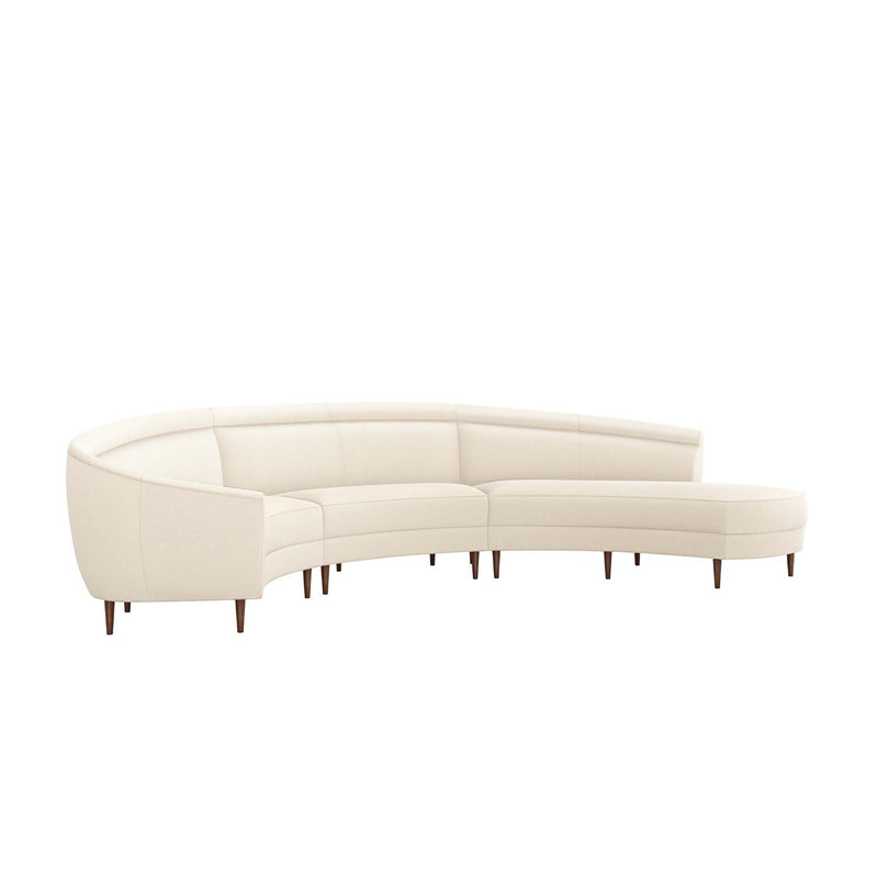 media image for Capri Chaise 3 Piece Sectional 26 242