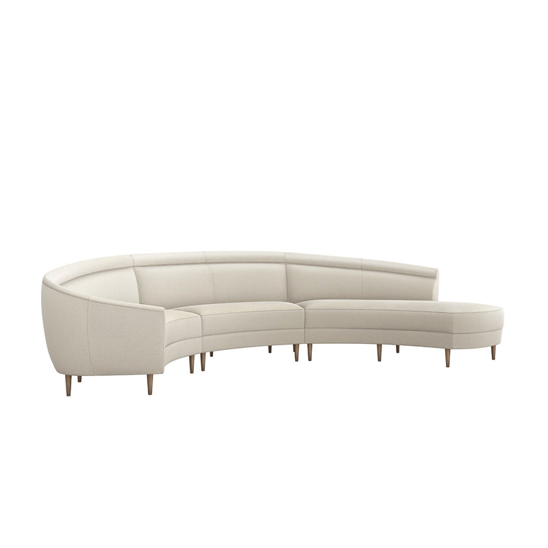 media image for Capri Chaise 3 Piece Sectional 6 255