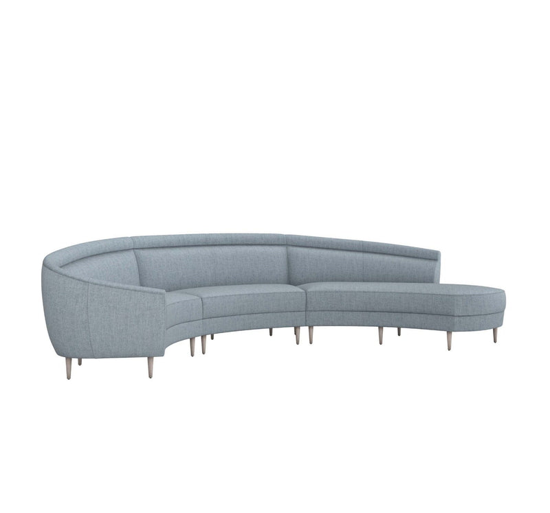 media image for Capri Chaise 3 Piece Sectional 14 221
