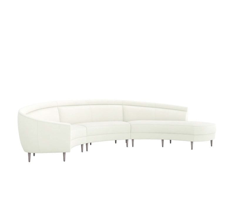 media image for Capri Chaise 3 Piece Sectional 16 20