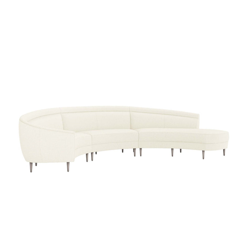 media image for Capri Chaise 3 Piece Sectional 34 273