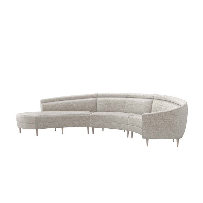 media image for Capri Chaise 3 Piece Sectional 7 255