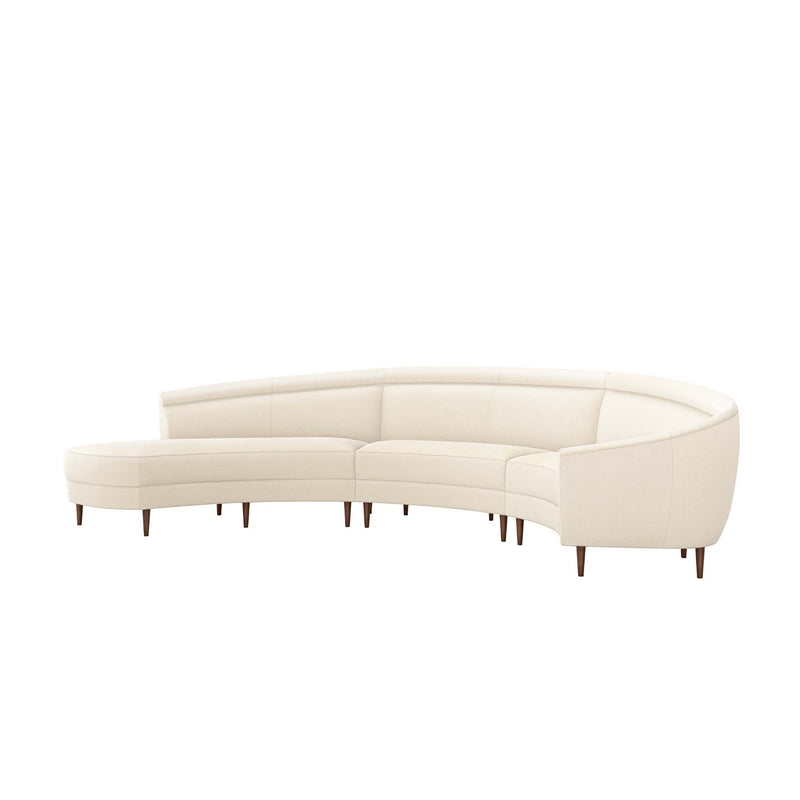 media image for Capri Chaise 3 Piece Sectional 25 257