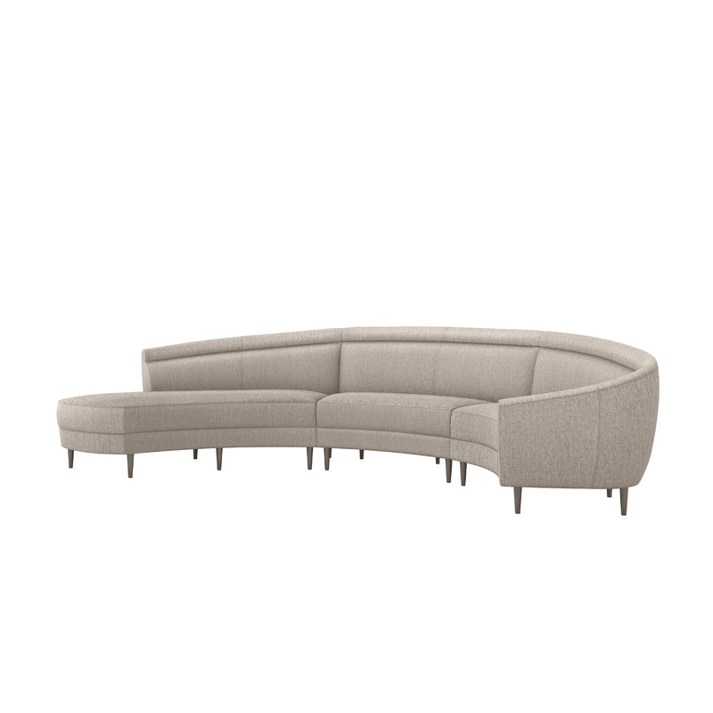 media image for Capri Chaise 3 Piece Sectional 27 241