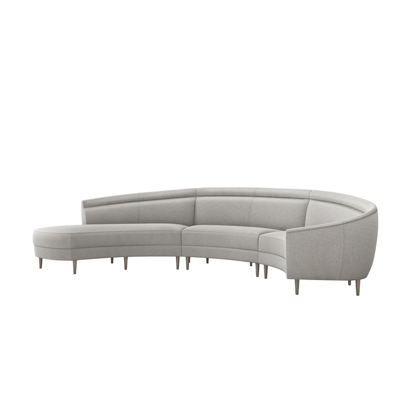 media image for Capri Chaise 3 Piece Sectional 9 232
