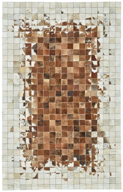 product image of Zenna Gray and Brown Rug by BD Fine Flatshot Image 1 584