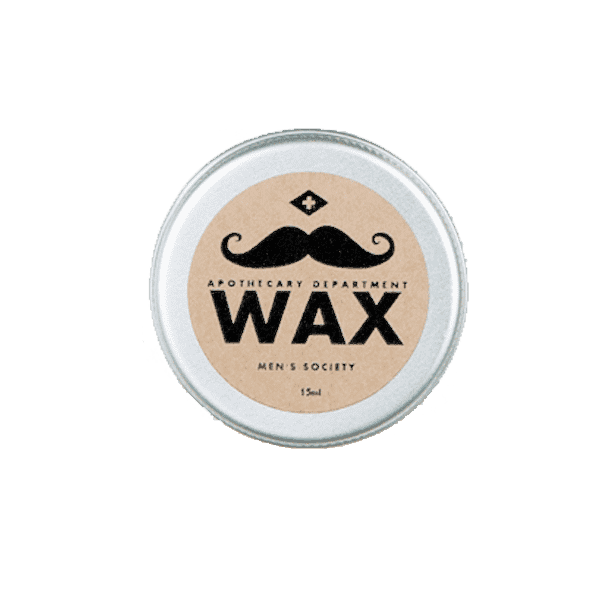 media image for moustache wax 15ml design by mens society 1 268