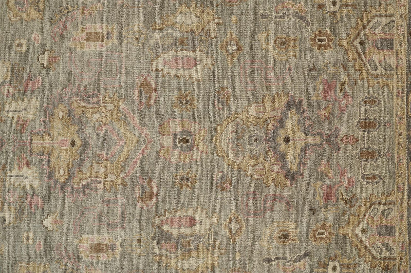 media image for Irie Hand Knotted Gray Rug by BD Fine Texture Image 1 252