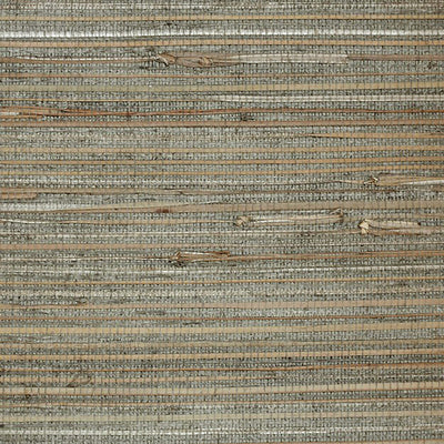 product image of Grasscloth Natural Straight & Knotted Texture Wallpaper in Brown 583