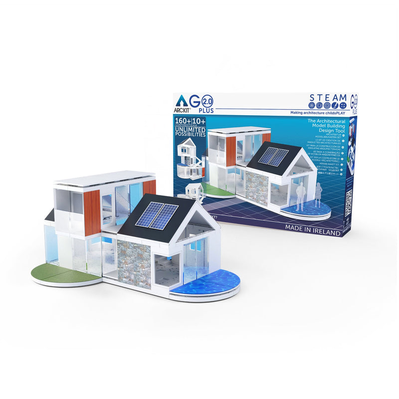 media image for go plus 2 0 kids architect scale model house building kit by arckit 1 26