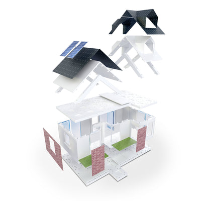 product image for mini dormer 2 0 kids architect scale model house building kit by arckit 4 75