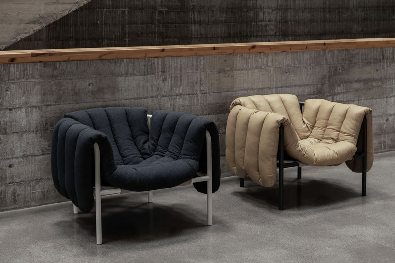 media image for puffy sand leather lounge chair ottoman bu hem 20312 5 274
