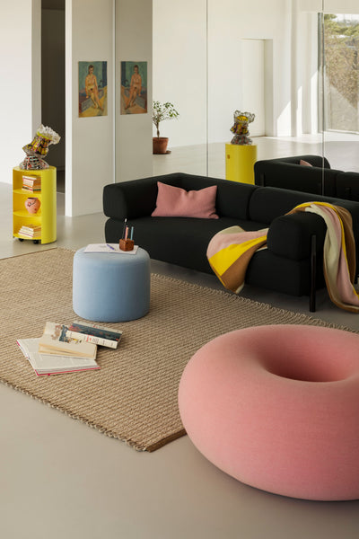 product image for boa cotton candy pouf by hem 30494 8 74