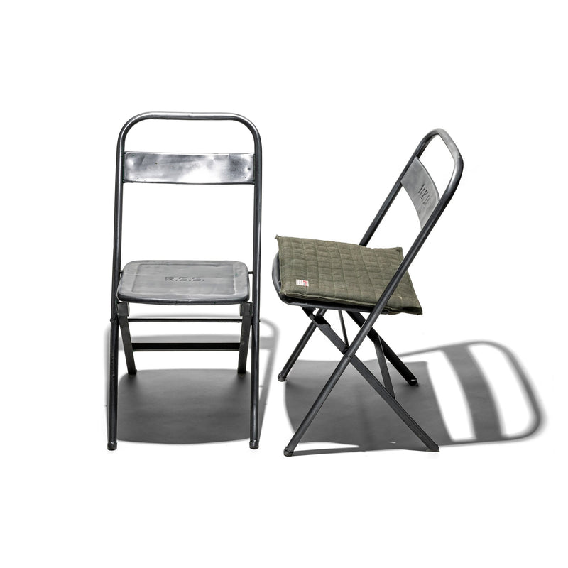 media image for vintage steel folding chair natural 5 270