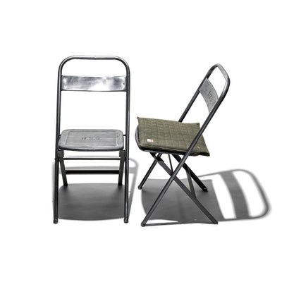 product image of vintage steel folding chair natural 1 556