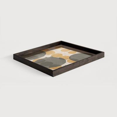 product image for Overlapping Dots Glass Tray 2 21
