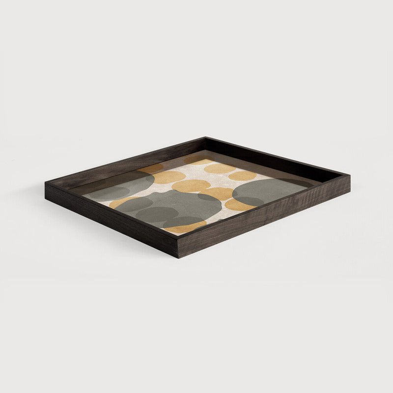 media image for Overlapping Dots Glass Tray 2 269