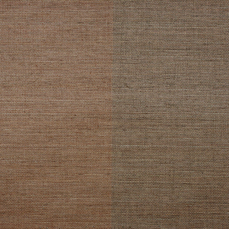 media image for Grasscloth Stripe Natural Texture Wallpaper in Brown 20