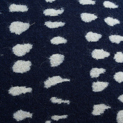 product image for Navy Dots Cushion Lumbar 67