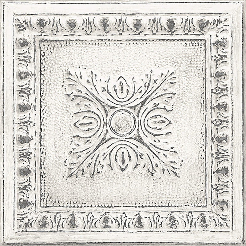 media image for Vintage Tin Wallpaper in Cream 245