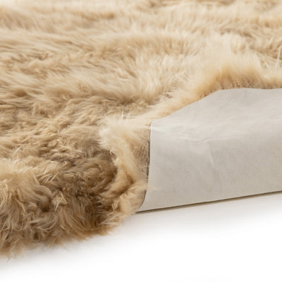 product image for lalo lambskin beige rug by bd studio 223281 003 12 82