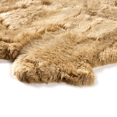product image for lalo lambskin beige rug by bd studio 223281 003 9 23