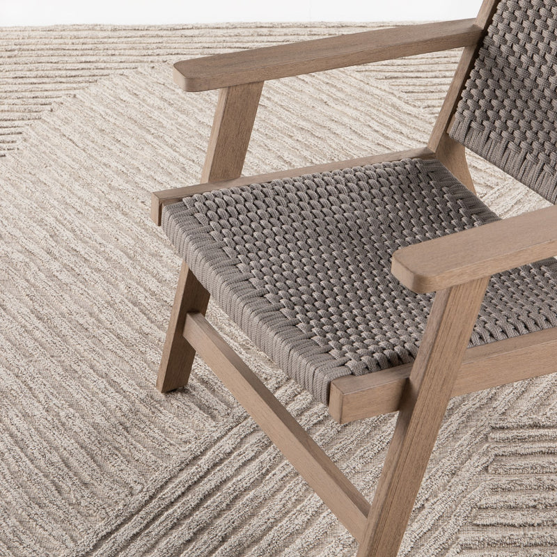 media image for Chasen Outdoor Rug in Heathered Natural by BD Studio 26