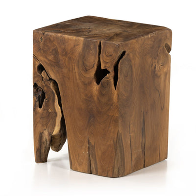 product image of teak square stool by bd studio 227026 002 1 585