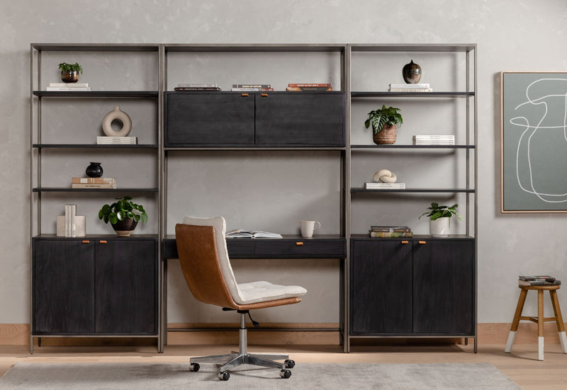 media image for Trey Modular Wall Desk - 2 Bookcases by BD Studio 292