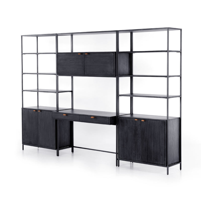 media image for Trey Modular Wall Desk - 2 Bookcases by BD Studio 255