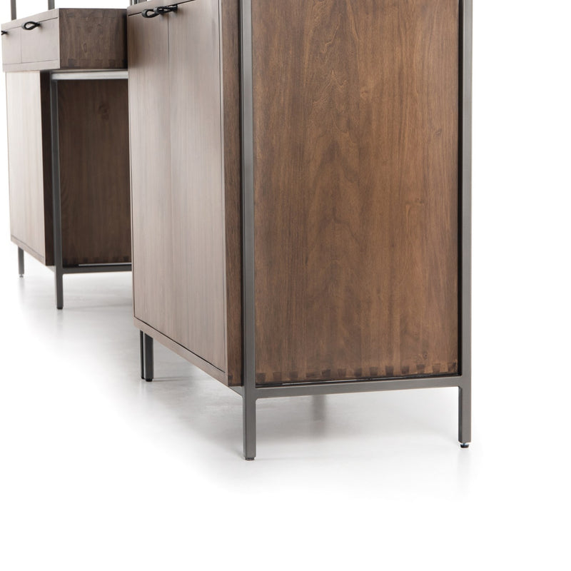media image for Trey Modular Wall Desk - 2 Bookcases by BD Studio 287
