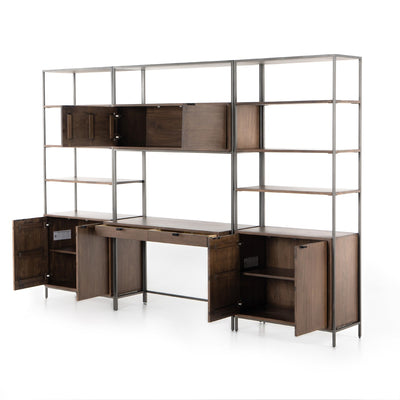 product image for Trey Modular Wall Desk - 2 Bookcases by BD Studio 77