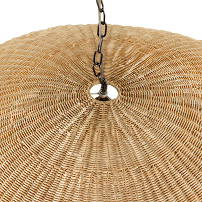 product image for overscale woven rattan pendant by bd studio 230938 001 4 79