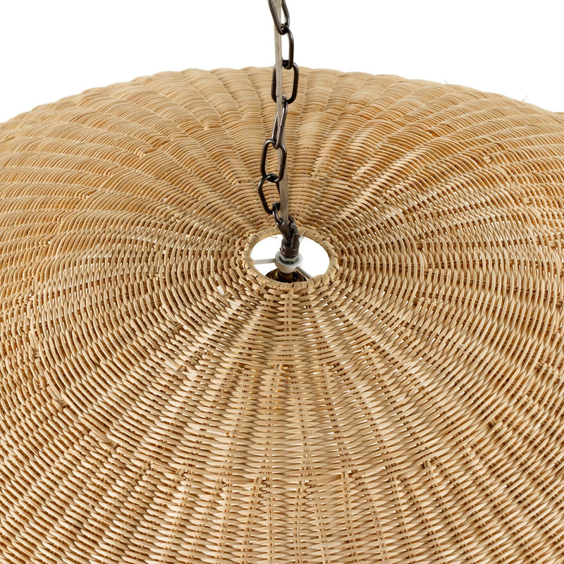 media image for overscale woven rattan pendant by bd studio 230938 001 4 242