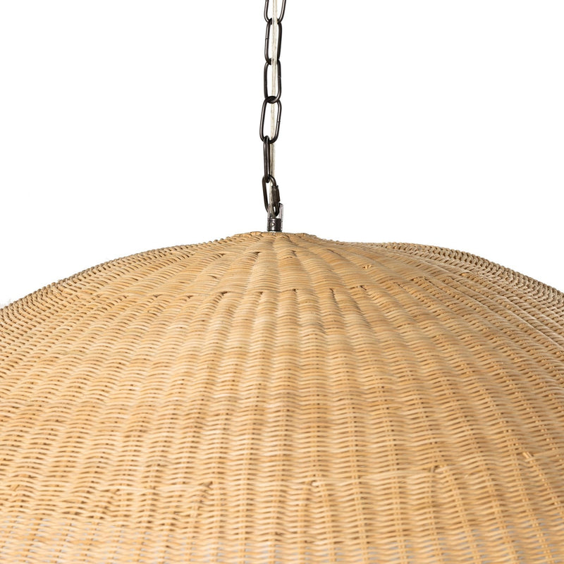 media image for overscale woven rattan pendant by bd studio 230938 001 5 285