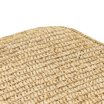 product image for woven palm pouf by bd studio 231445 002 16 66
