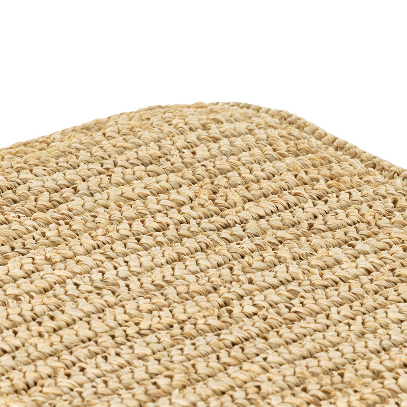 media image for woven palm pouf by bd studio 231445 002 16 216