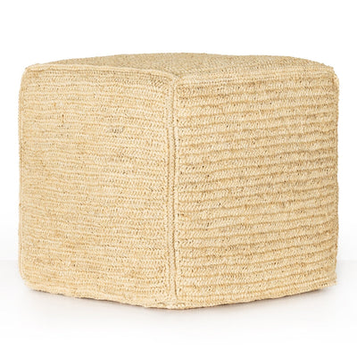 product image of woven palm pouf by bd studio 231445 002 1 583