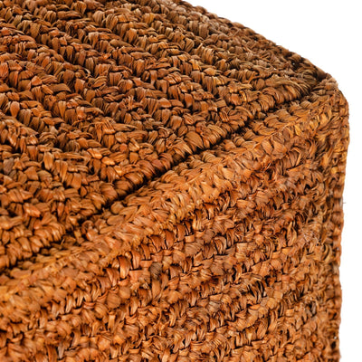 product image for woven palm pouf by bd studio 231445 002 15 76