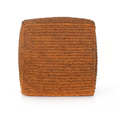 product image for woven palm pouf by bd studio 231445 002 21 60