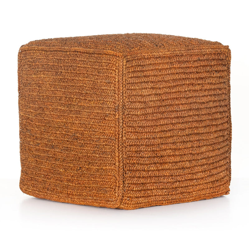 media image for woven palm pouf by bd studio 231445 002 3 24