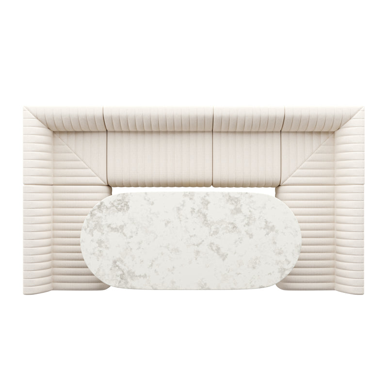 media image for augustine dining banquette bench ushape by bd studio 231702 001 27 270