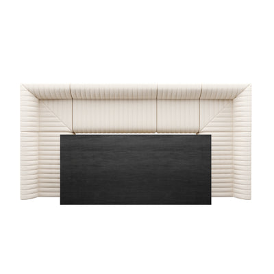 product image for augustine dining banquette bench ushape by bd studio 231702 001 28 30