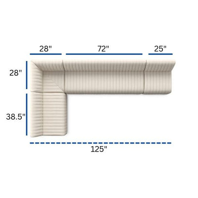 product image for augustine dining banquette bench by bd studio 231702 001 33 43