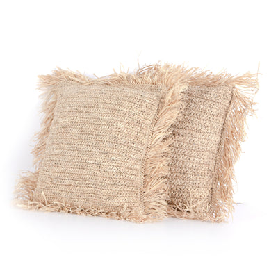 product image of raffia pillow natural raffia set of 2 20 by bd studio 233041 001 1 545