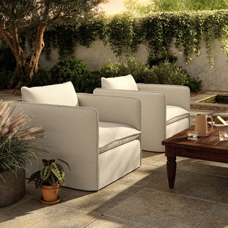 media image for Andre Outdoor Slipcover Swivel Chair By Bd Studio 236556 007 31 293