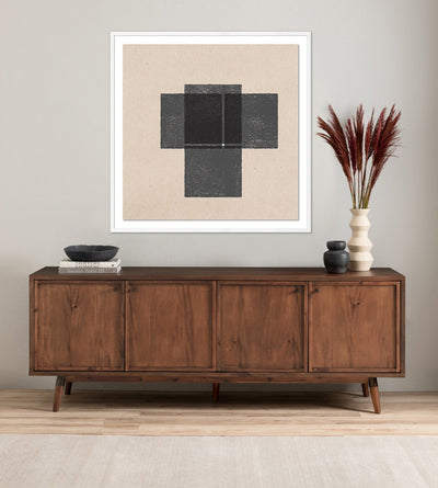 product image for Abstract Blocks Cross by Roseanne Kenny 9 42
