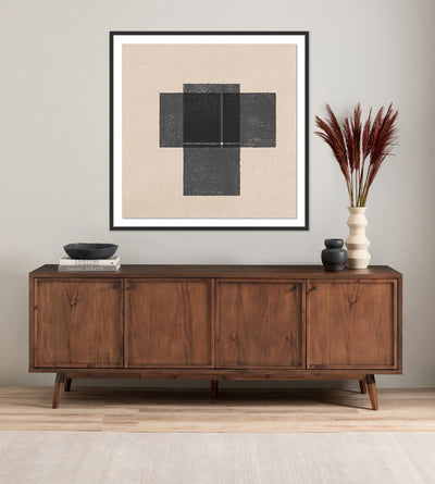 product image for Abstract Blocks Cross by Roseanne Kenny 8 5