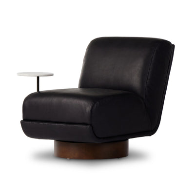 product image for bronwyn leather marble swivel chr w side tbl by bd studio 240250 001 19 21