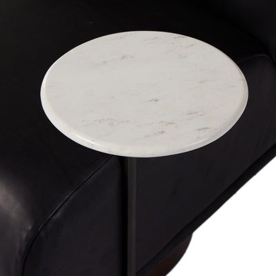 product image for bronwyn leather marble swivel chr w side tbl by bd studio 240250 001 8 72